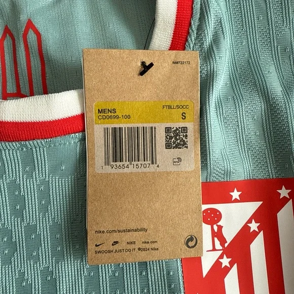 Nike Men's Blue and White Jersey